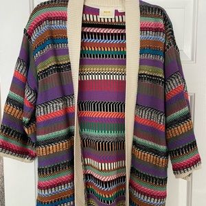 Anthropologie knit oversized cardigan